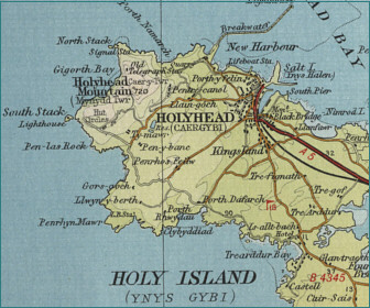 Holyhead Map