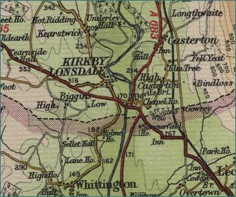 Kirkby Lonsdale Map