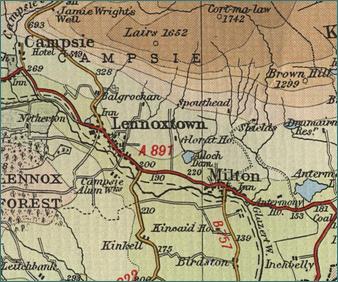 Lennoxtown Map