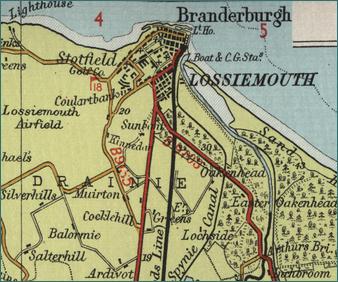Lossiemouth Map