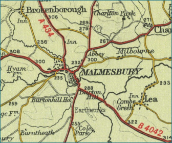 Malmesbury Map