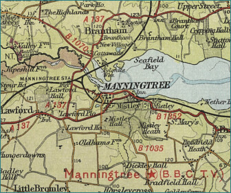 Manningtree Map