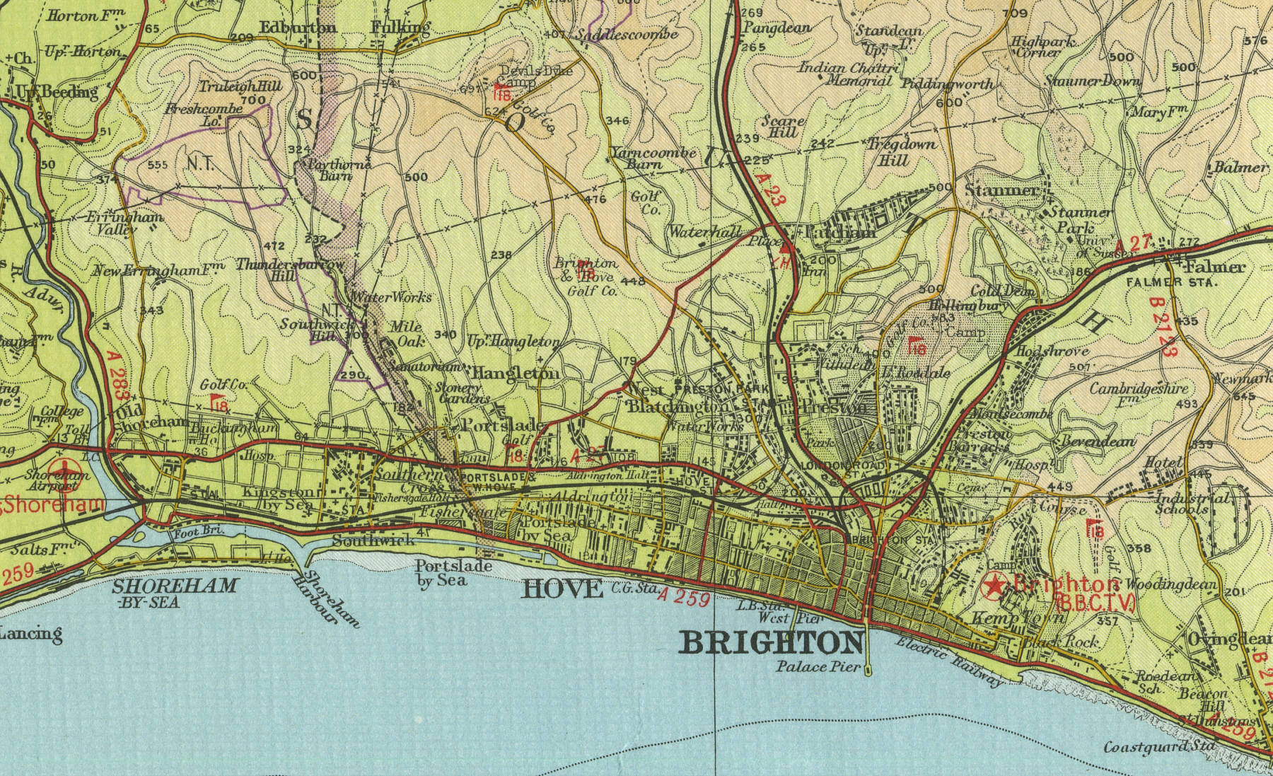 Map Brighton