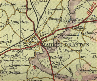 Market Drayton Map