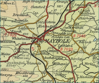 Maybole Map