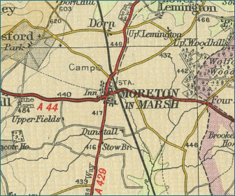 Moreton-in-Marsh Map