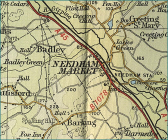 Needham Market Map