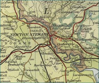 Newton Stewart Map
