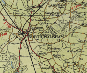 North Walsham Map