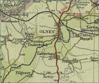 Olney Map
