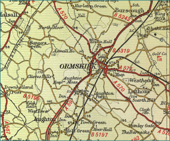 Ormskirk Map