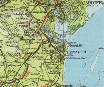 Penarth Map