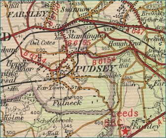 Pudsey Map