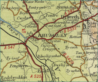 Rhuddlan Map