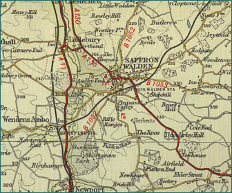 Saffron Walden Map