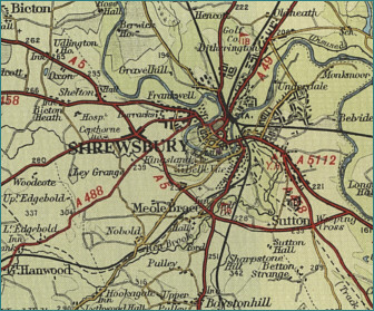 Shrewsbury Map