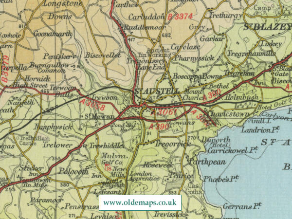 St Austell Map