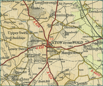 Stow on the Wold Map