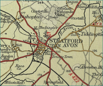 Stratford upon Avon Map