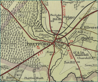 Thetford Map