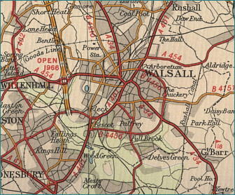 Walsall Map