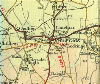 Wantage Map