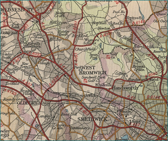 West Bromwich Map
