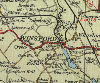 Winsford Map
