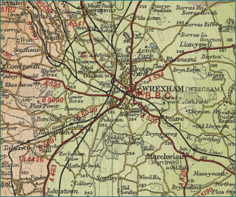 Wrexham Map