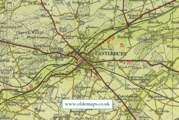 Canterbury Map