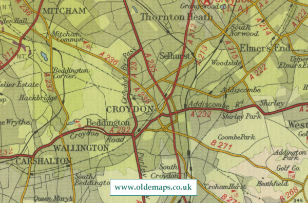 Croydon Map