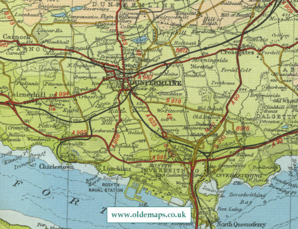 Dunfermline Map