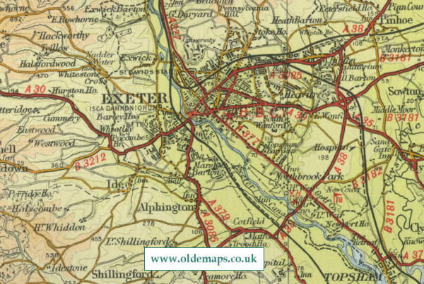 Exeter Map