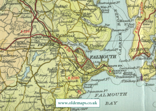 Falmouth Map