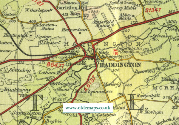 Haddington Map