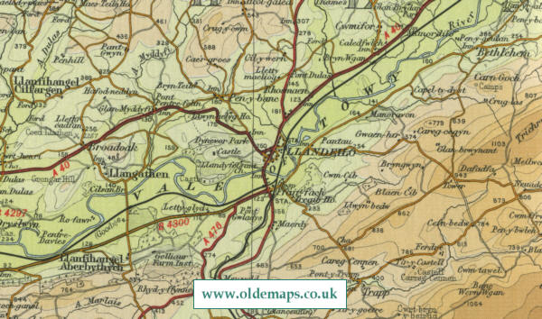 Llandeilo Map