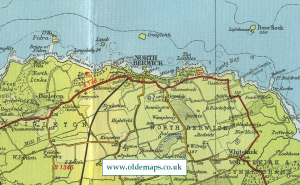 North Berwick Map