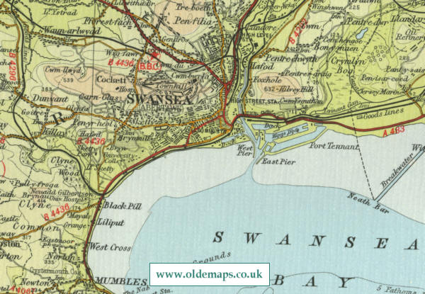 Swansea Map