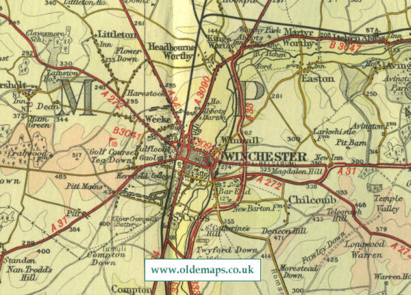 Winchester Map