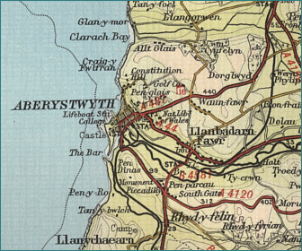 Aberystwyth Map
