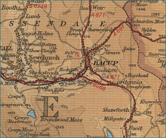 Bacup Map