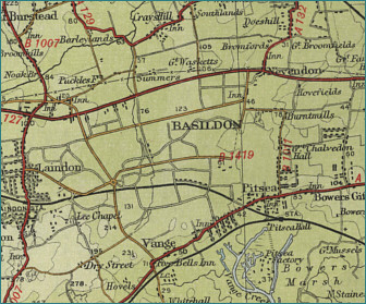 Basildon Map