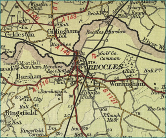 Beccles Map