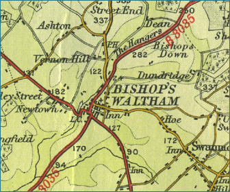 Bishop's Waltham Map