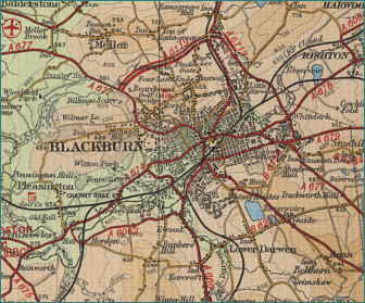 Blackburn Map