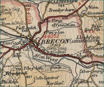 Brecon Map