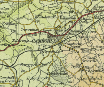 Camborne Map