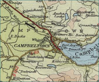 Campbeltown Map