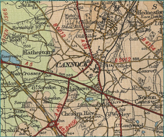 Cannock Map