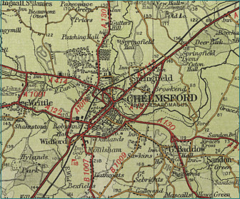 Chelmsford Map